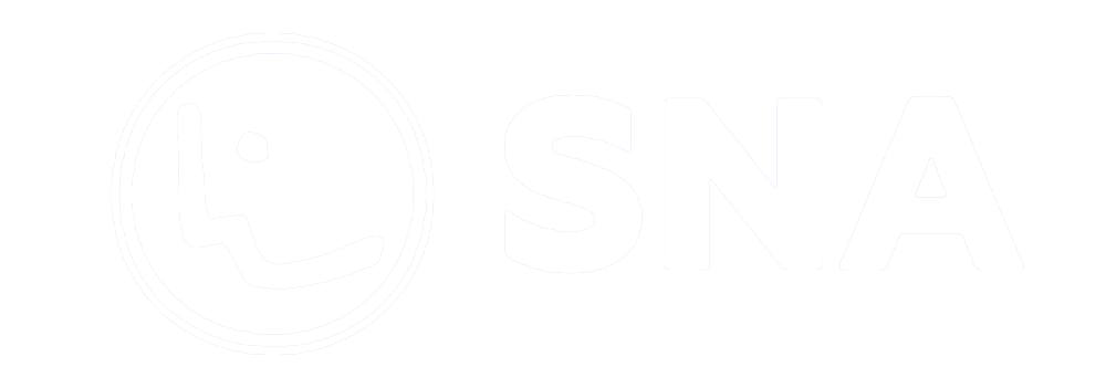 sna logo blanco